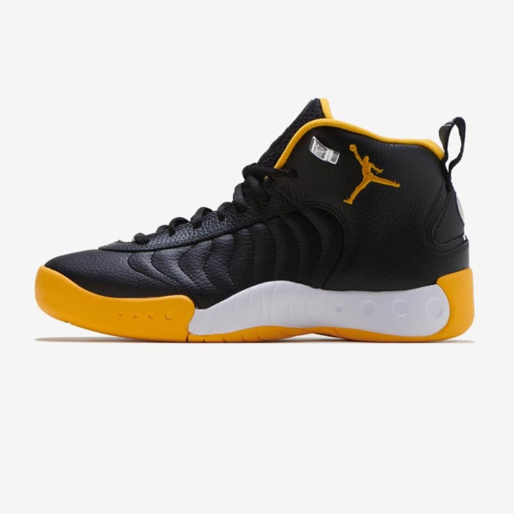 Nike Air Jordan Jump man Pro Black Yellow Sneakers - Picture 2 of 7